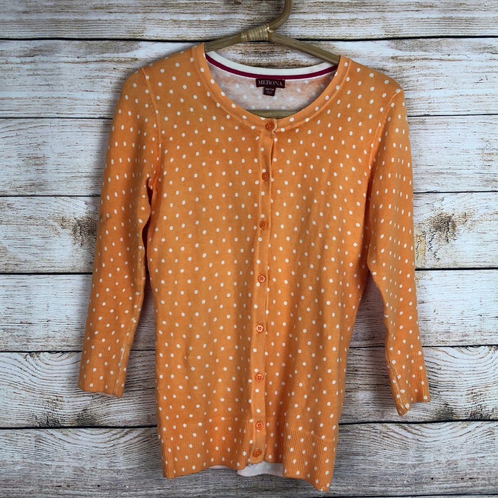 Polka dot cardigan